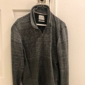 Billy Reid Mens Track Jacket Medium Green Grey